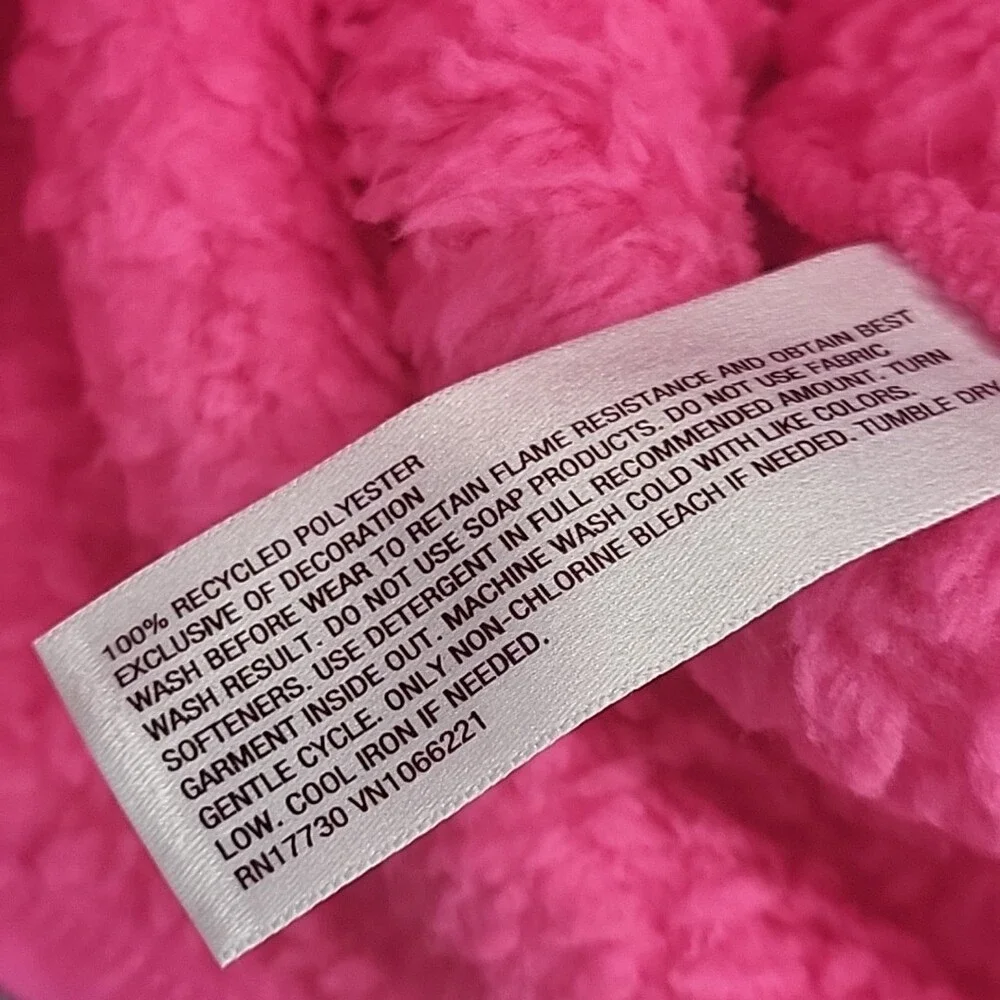 Wondershop Kids Boys' Girls' Shearling Pajama Pullover X-Small Size 4/5 Pink Top